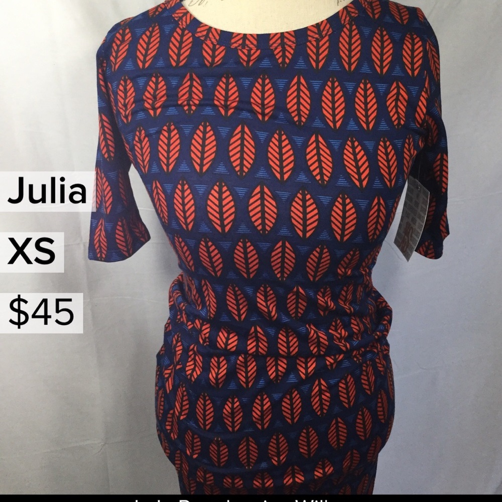 Xs LuLaRoe Julia Dress.